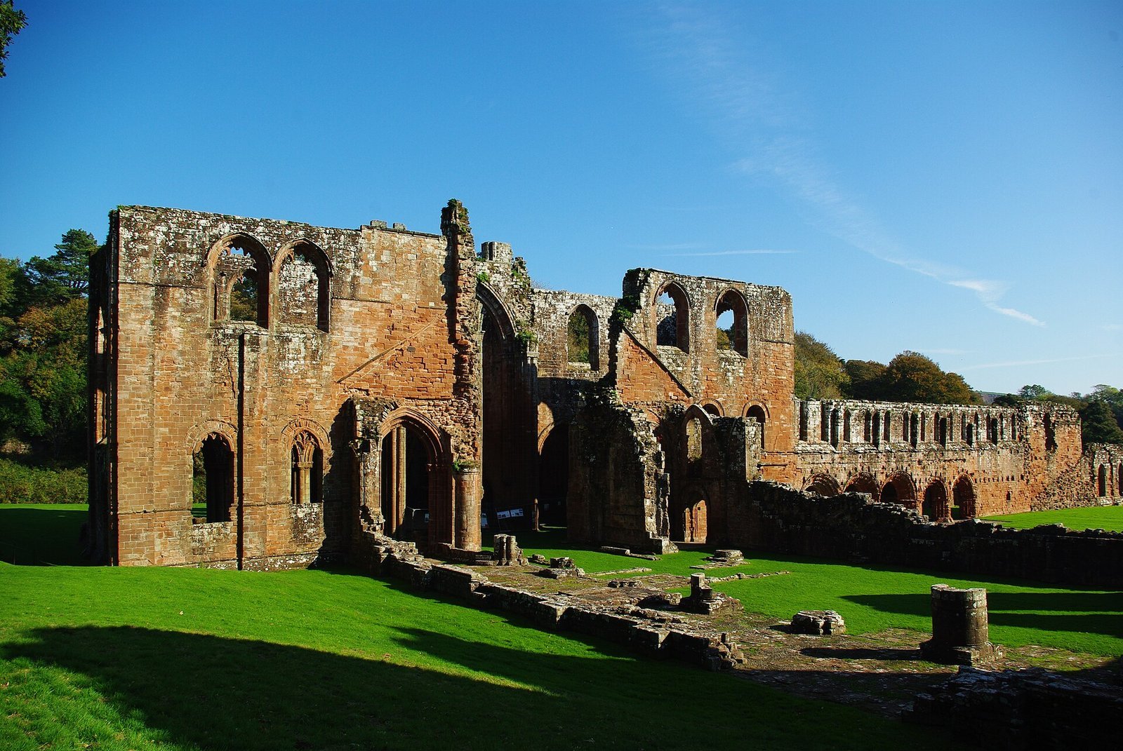 The ruins of Furness Abbey.