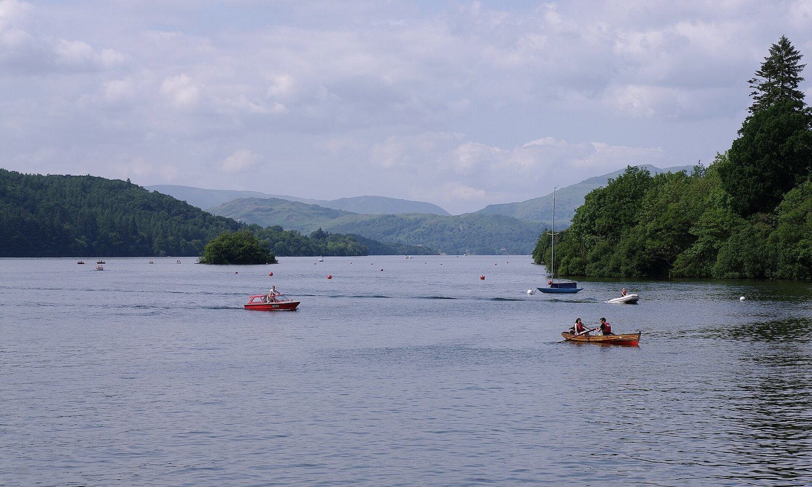 Lake Windermere at Bowness.